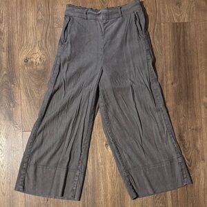 Splendid Charcoal wide leg pull on pants size Small